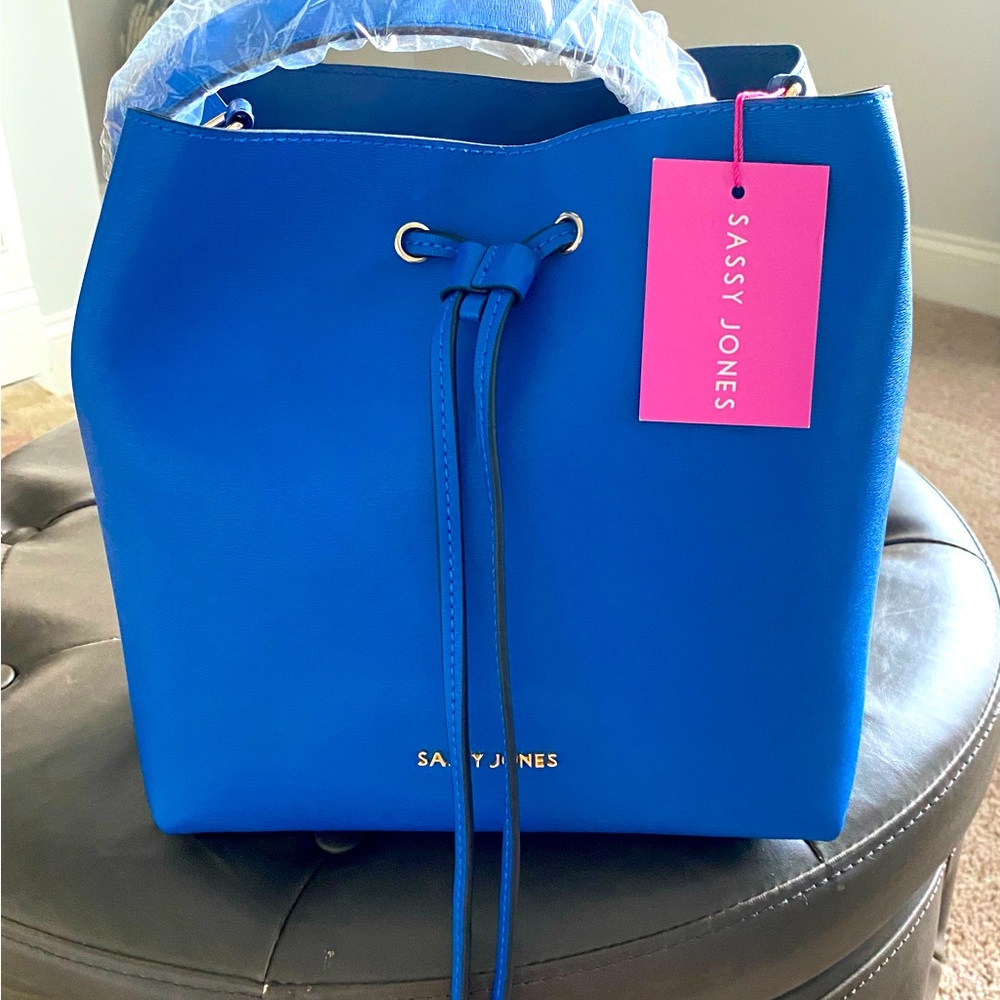 Sassy Jones Emma Bucket bag-Egyptian blue